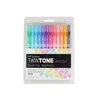 Tombow TWINTONE MARKER, PASTEL, 12PK 61501